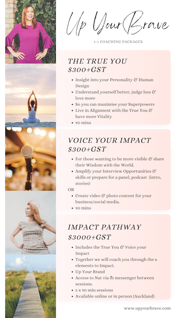 Coaching services up your brave